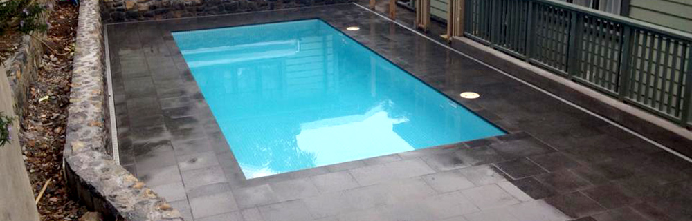 Poolside paving