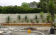 Italian Stone tiling and full landscaping (St Heliers)